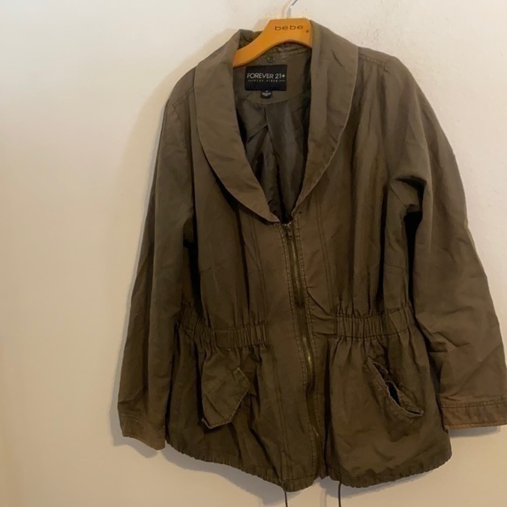 FOREVER21 BROWN JACKET SIZE 3X